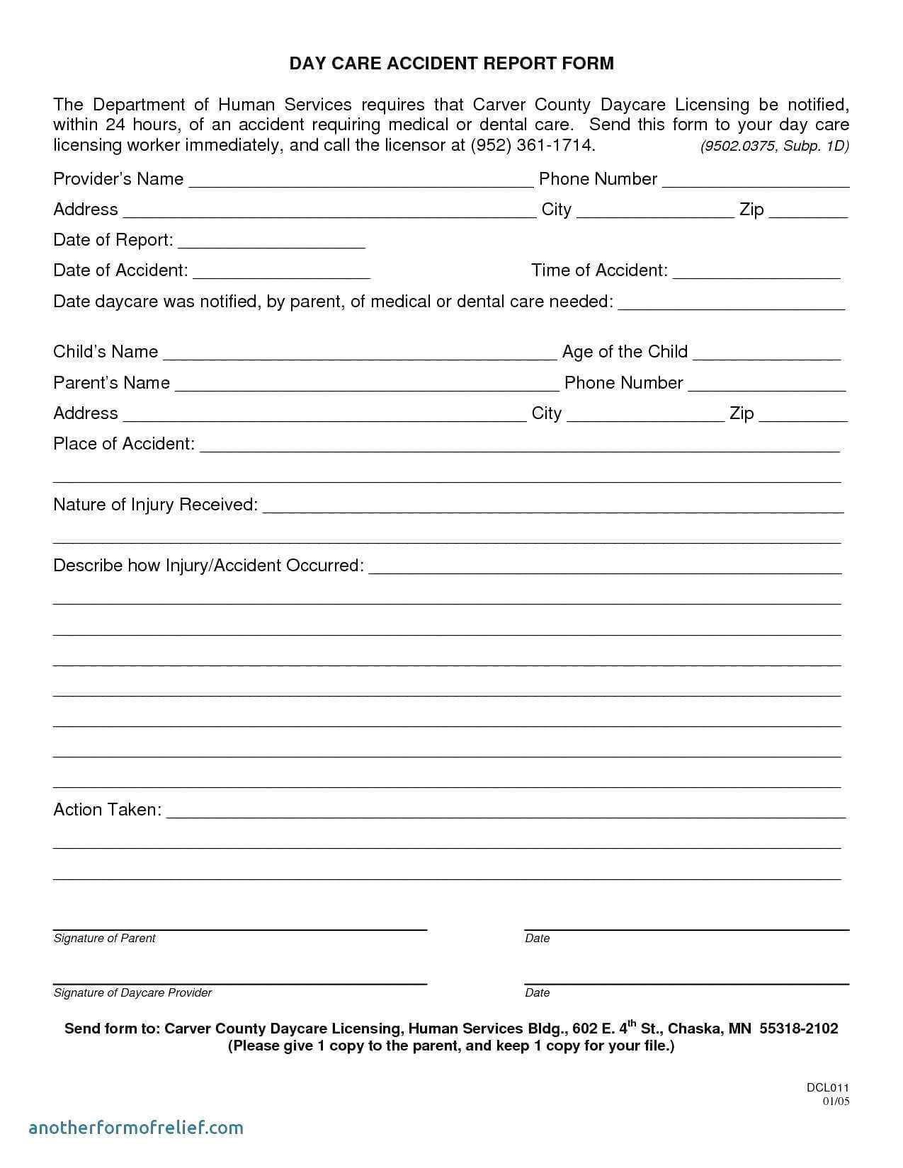 Fire Incident Report Form Pdf Format Word Employee Osha Inside Incident Report Template Uk