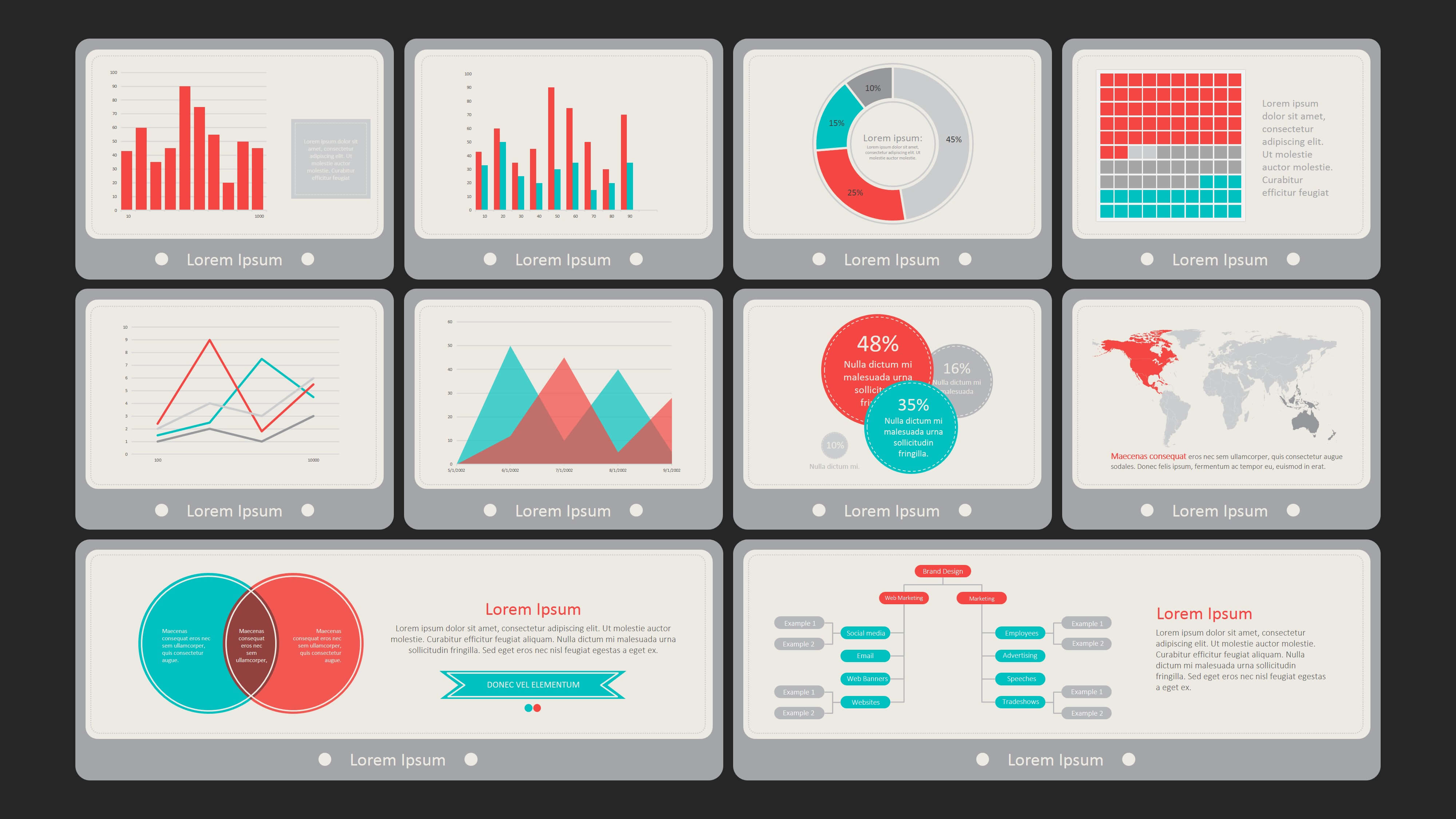 Flat Vintage Powerpoint Dashboard Intended For Powerpoint Dashboard Template Free
