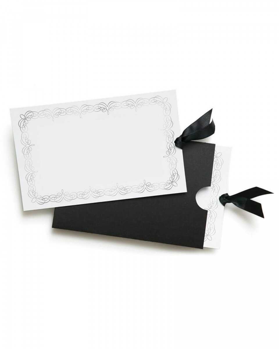 Foil Certificates With Pocket + Ribbon Kit For Gartner Certificate Templates