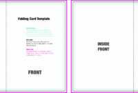 Foldable Card Template Word - Cumed with regard to Foldable Card Template Word