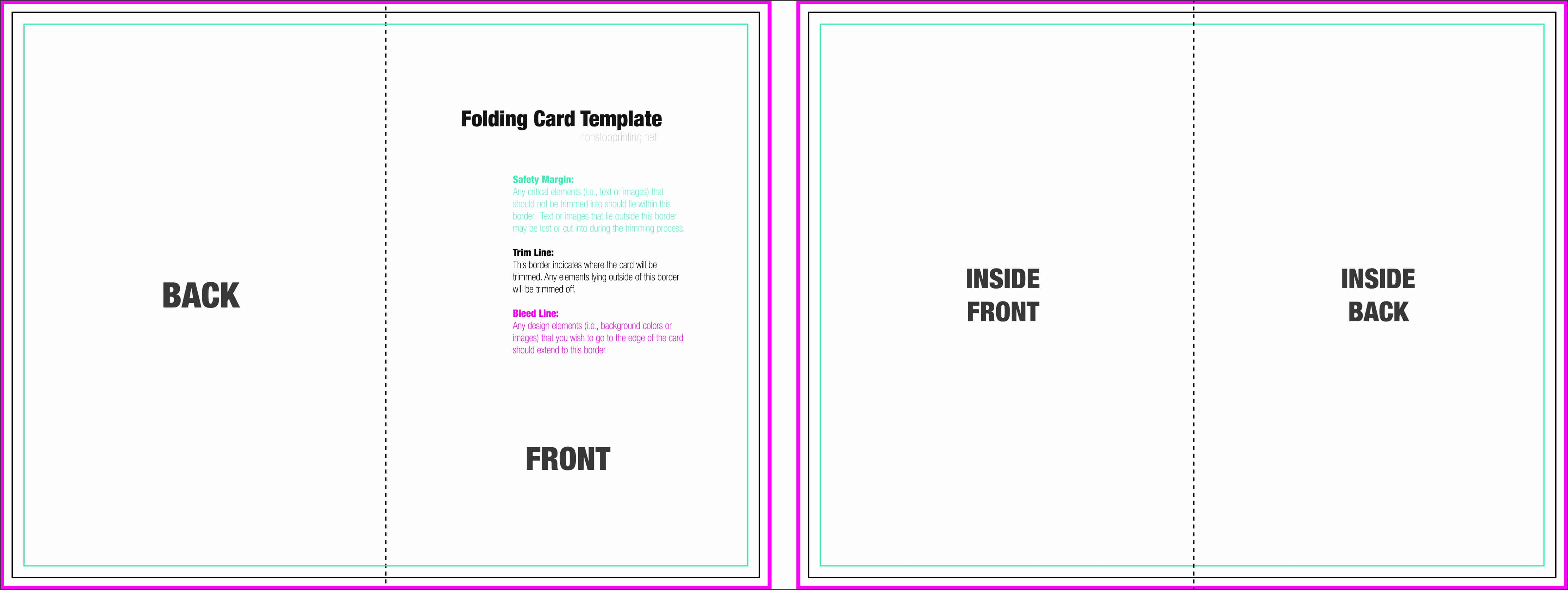 Foldable Card Template Word - Cumed With Regard To Foldable Card Template Word