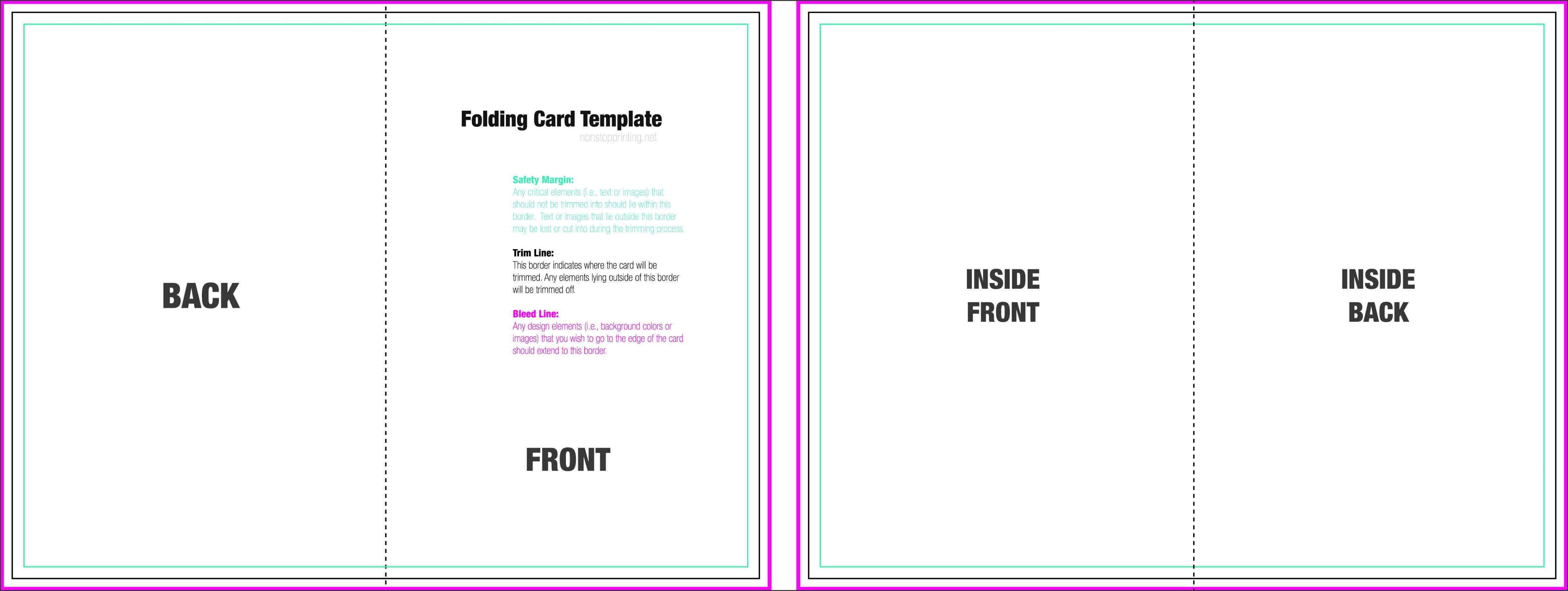 Foldable Card Template Word – Cumed With Regard To Foldable Card Template Word