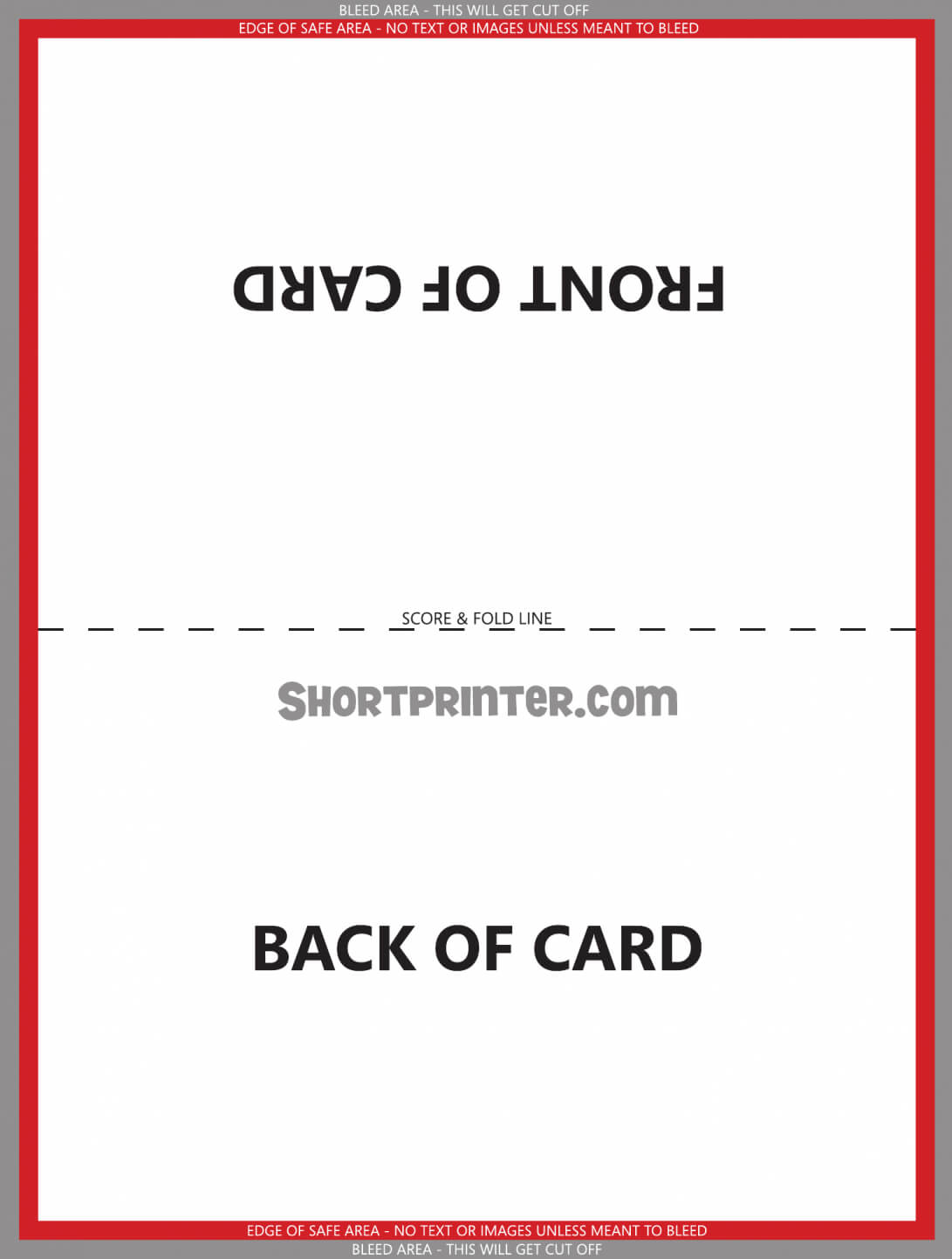 Folded Card Template Business Free Download Quarter Fold Regarding Foldable Card Template Word