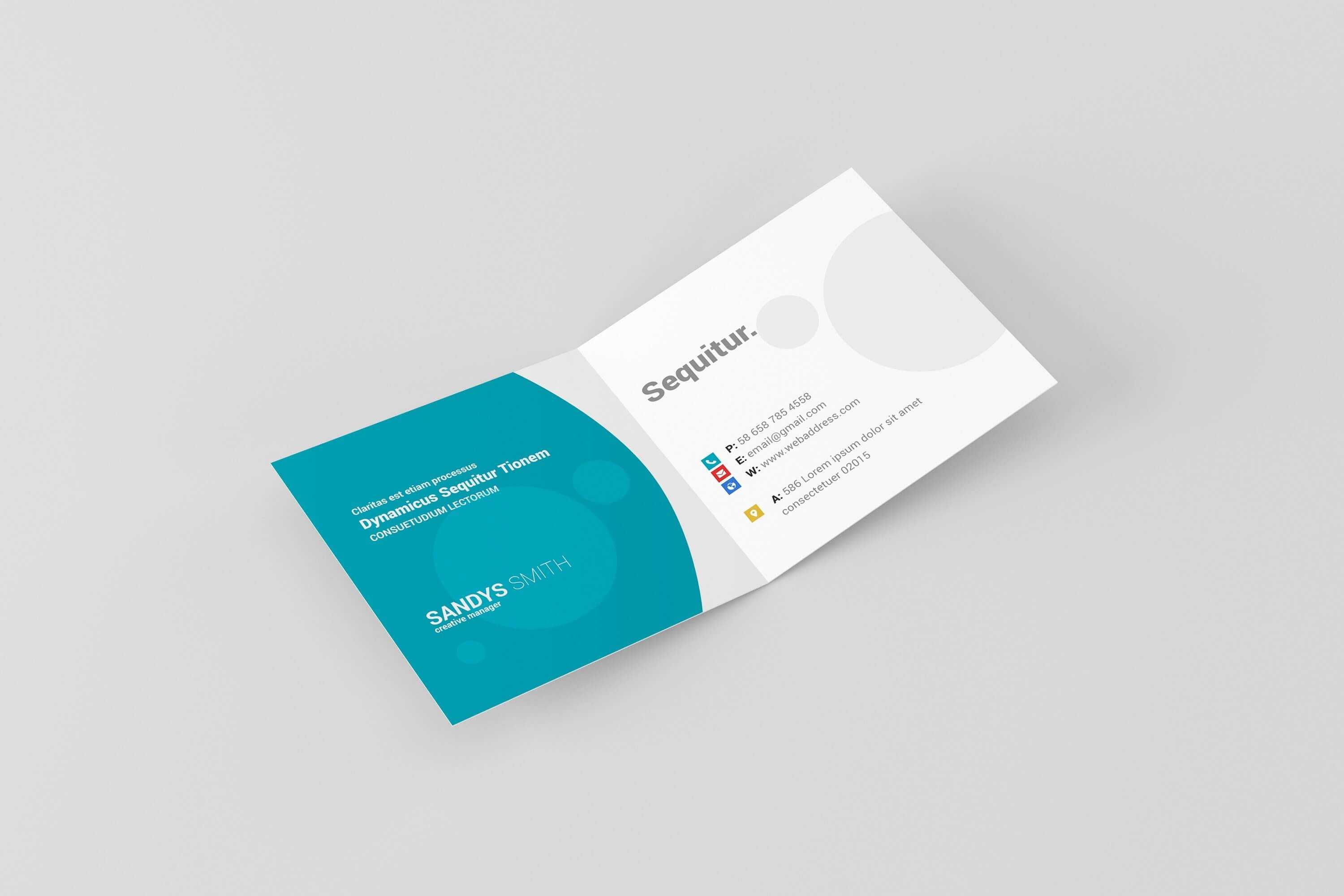 Foldover Business Cards Fold Over Card Template Fresh Throughout Fold Over Business Card Template