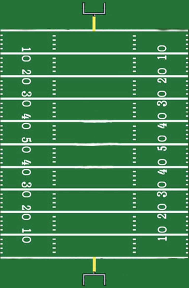 Blank Football Field Template