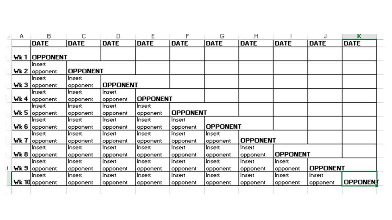 Printable Football Scouting Report Template