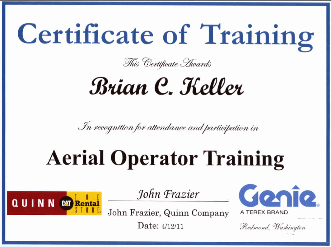 Forklift Operator Certificate Template New Uci Sound Design For Forklift Certification Template