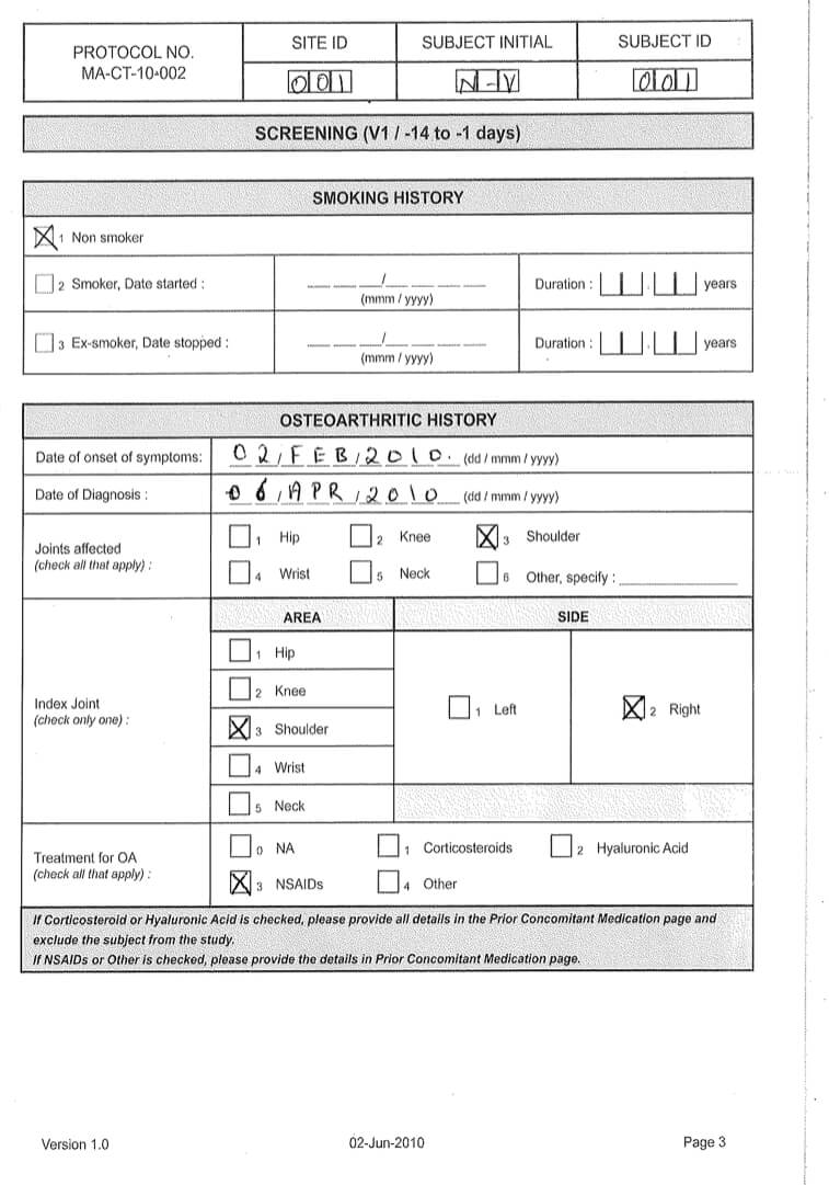 Form E Report E2 80 93 Riat Support Center Crf Templates For Clinical Trial Report Template