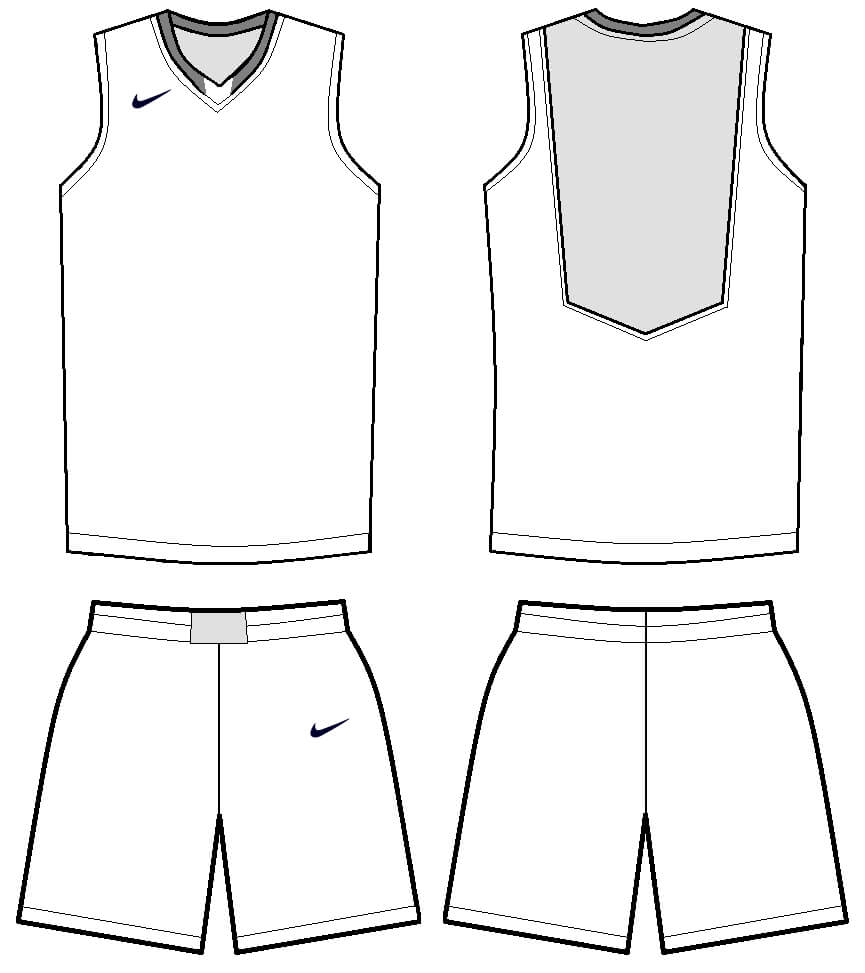 Free Basketball Jersey Template, Download Free Clip Art Within Blank Basketball Uniform Template