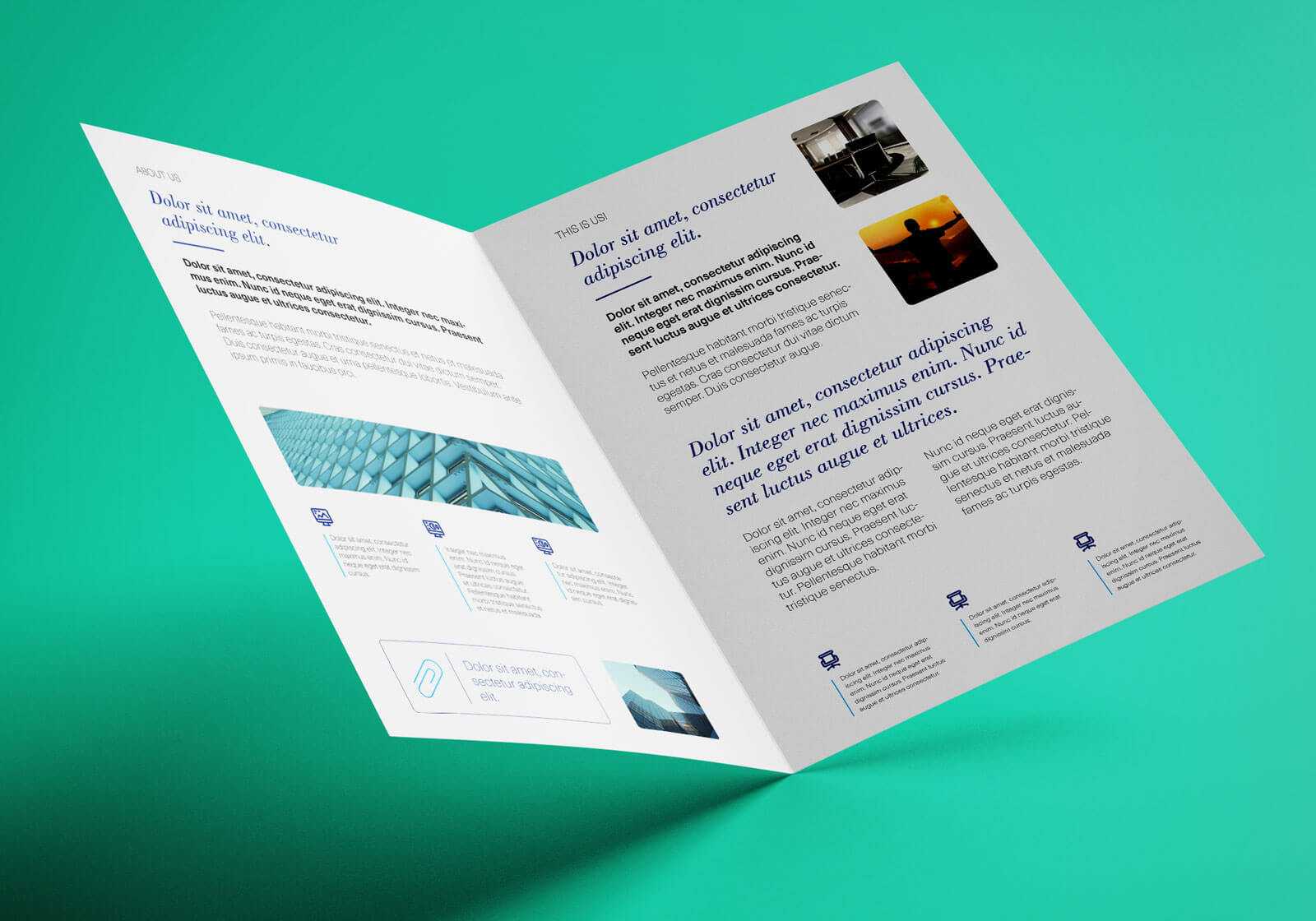 Free Bi Fold A4 Brochure Mockup Psd – Good Mockups Within 2 Fold Brochure Template Psd