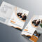 Free Bi-Fold Brochure Psd On Behance inside Two Fold Brochure Template Psd