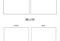 Free Blank Business Card Template Front And Back Design for Plain Business Card Template