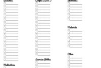 Free Blank Checklist Template Word Payment Via Letter Of with regard to Blank Packing List Template