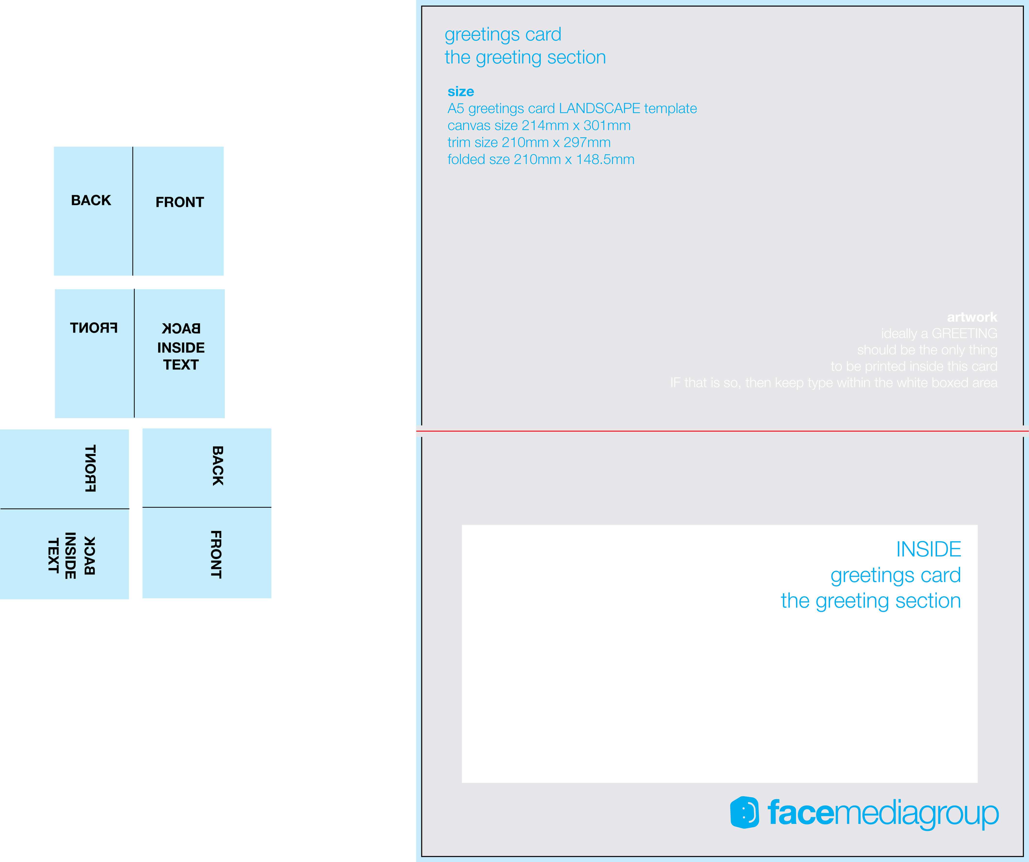 Free Blank Greetings Card Artwork Templates For Download Regarding Free Printable Blank Greeting Card Templates