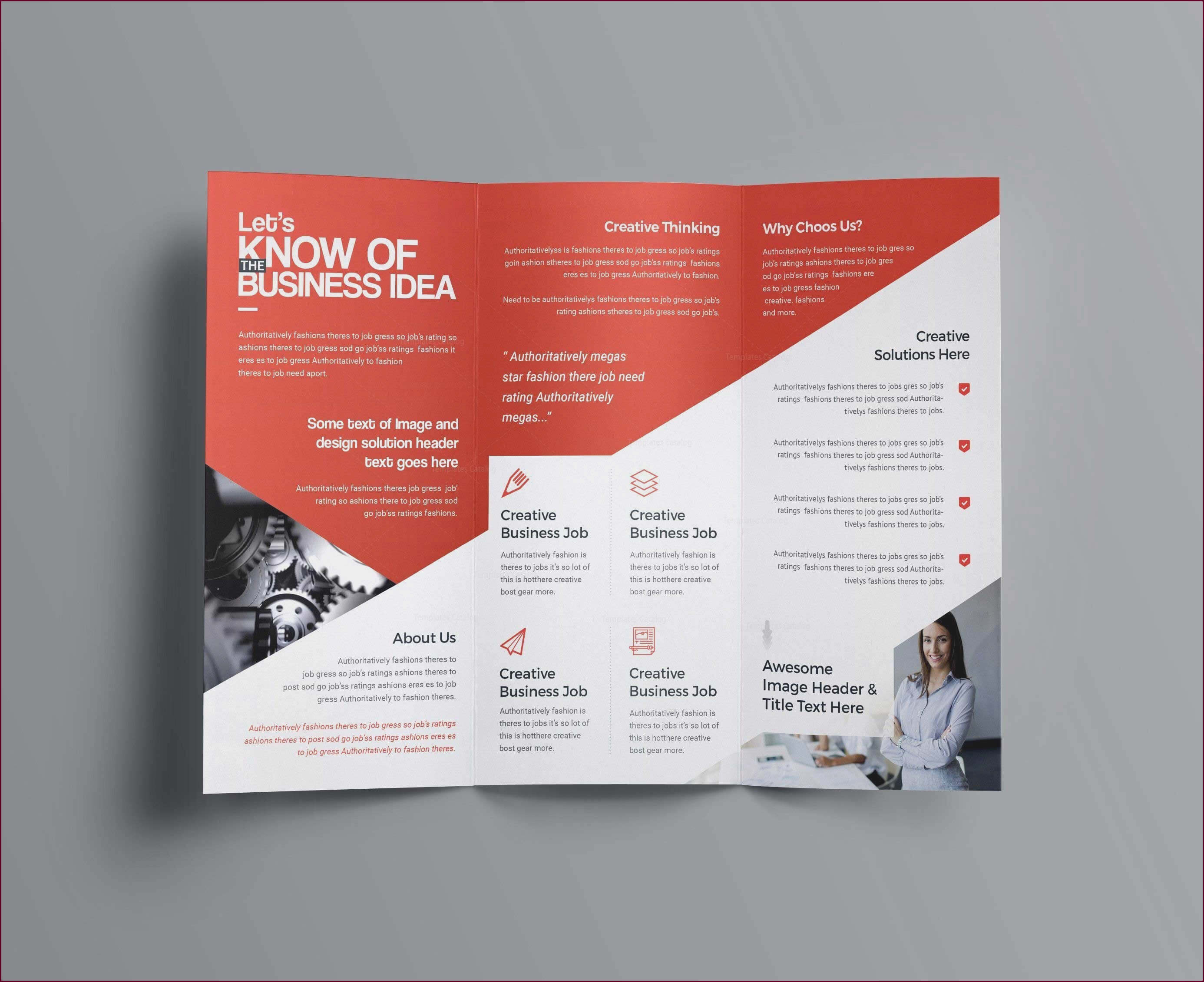 Free Brochure Templates Illustrator File | Infiscale Designs For Engineering Brochure Templates