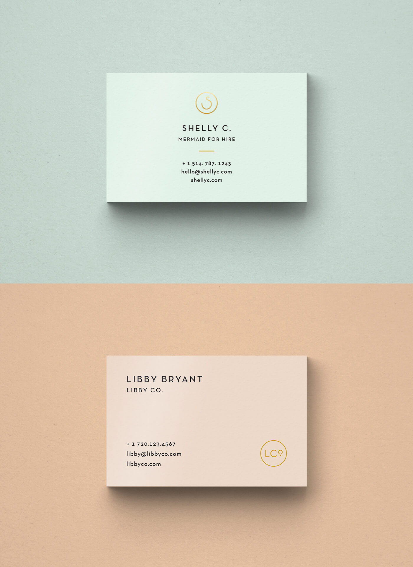 Free Business Card Templates • Libby Co. Boutique Branding For Free Bussiness Card Template