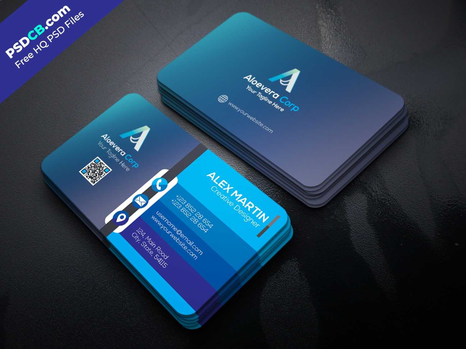 Free Business Card Templates Psd Premium Download In Free Business Card Templates In Psd Format