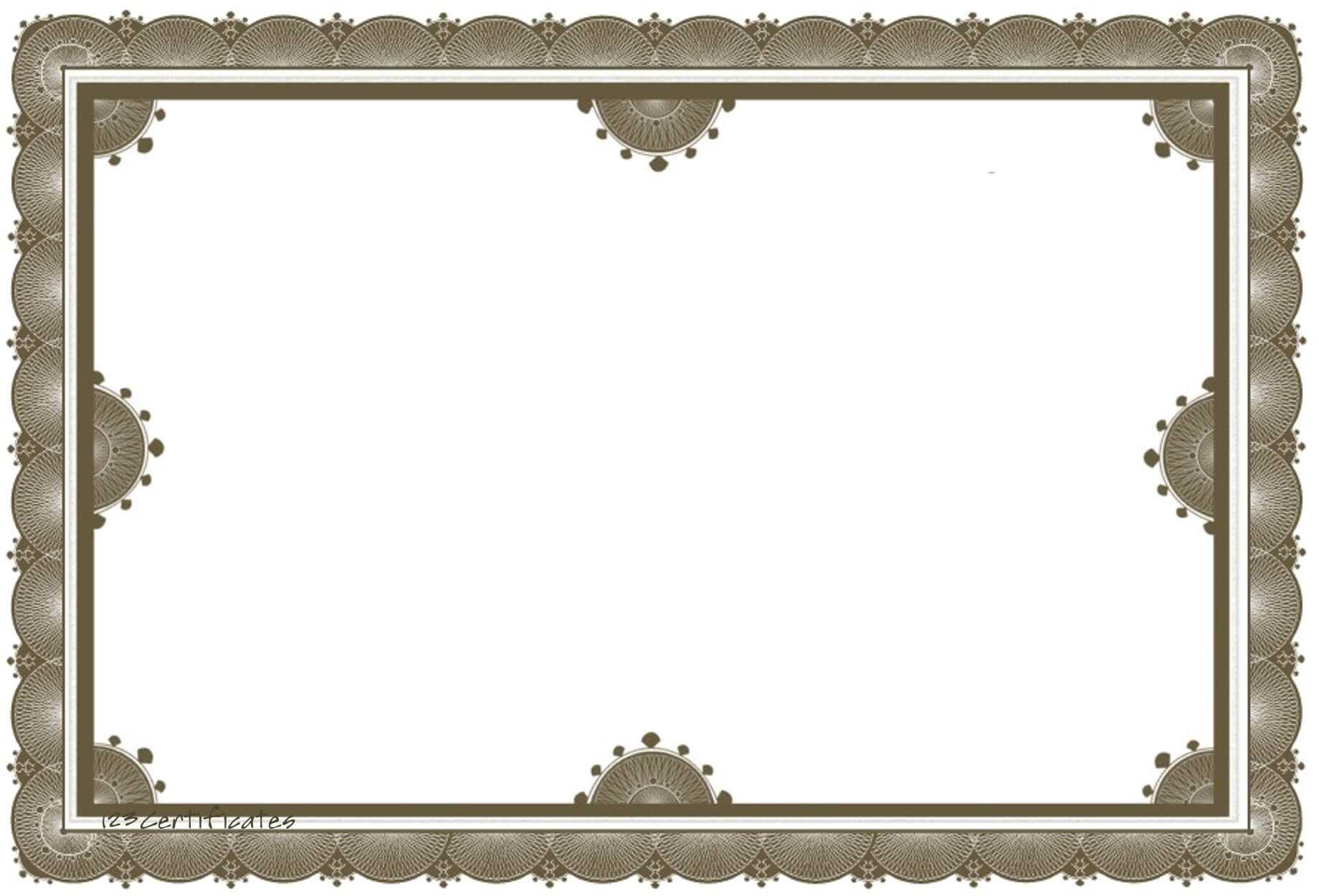 Free Certificate Borders To Download Inside Award Certificate Border Template