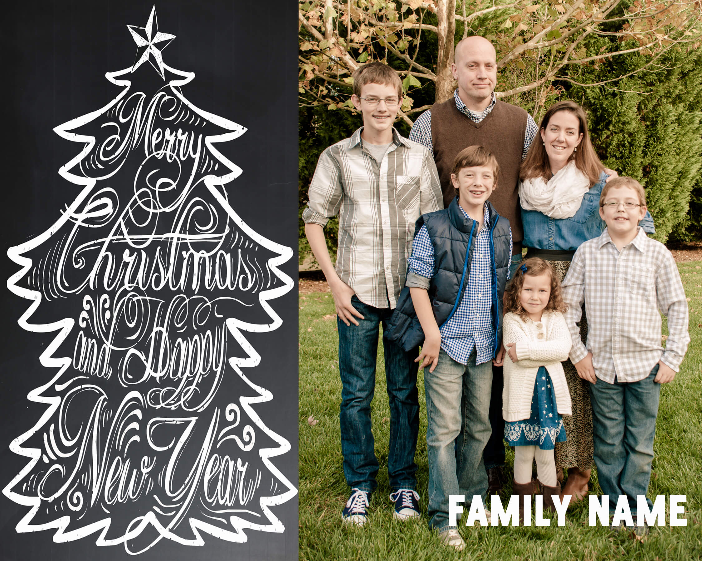 Free Chalkboard Christmas Card Download Ideas! « Goodncrazy Pertaining To Free Christmas Card Templates For Photoshop