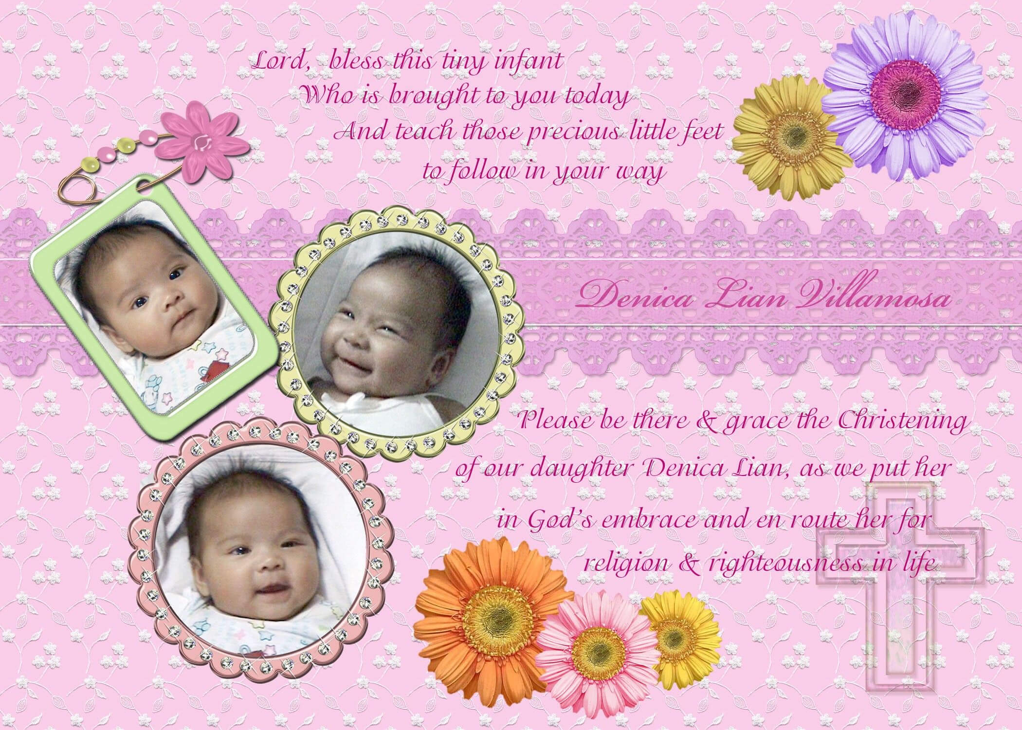 Free Christening Invitation Templates Download | Baptism With Regard To Free Christening Invitation Cards Templates