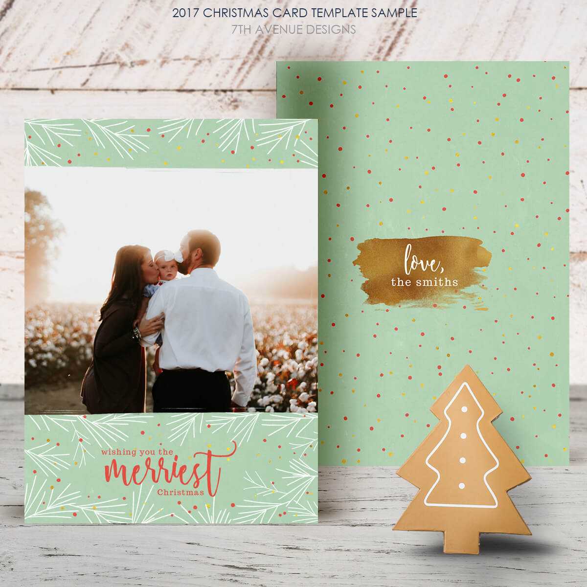 Free Christmas Card 2017 [Freecc2017] – It's Free Inside Free Christmas Card Templates For Photographers