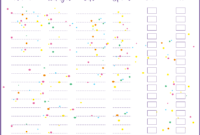 Free Christmas List Templates + An Excel Version - Curious inside Christmas Card List Template