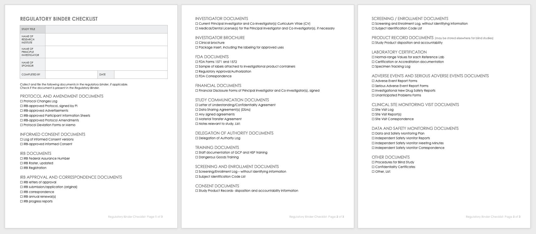 Free Clinical Trial Templates | Smartsheet Intended For Monitoring Report Template Clinical Trials