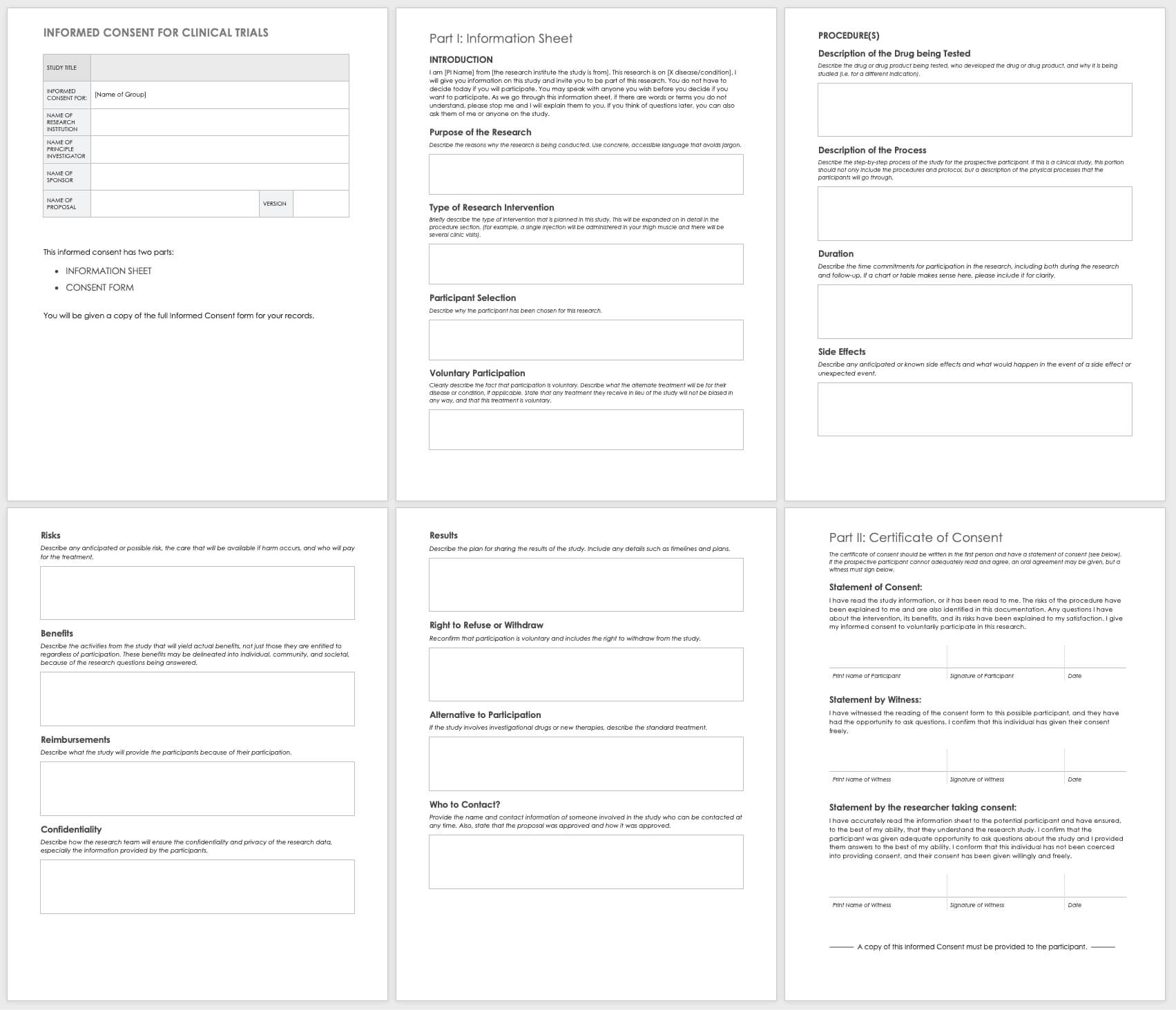 Free Clinical Trial Templates | Smartsheet Pertaining To Monitoring Report Template Clinical Trials