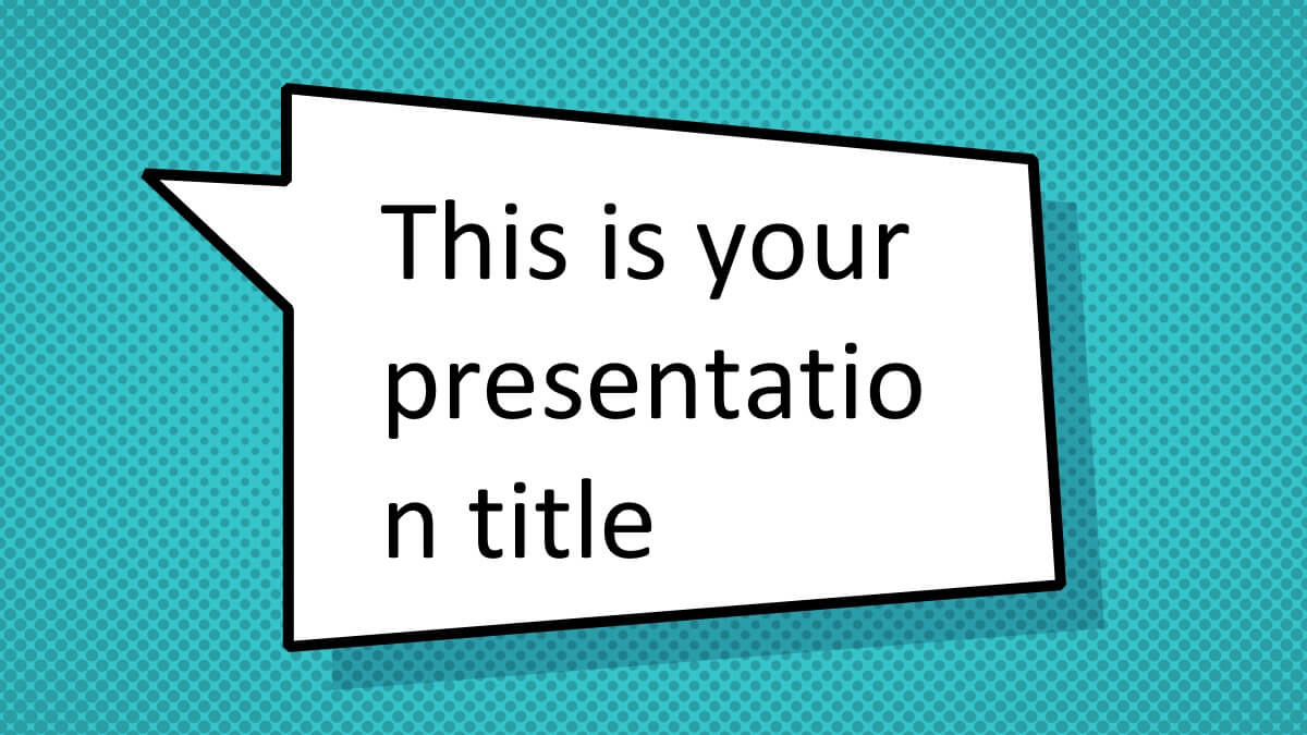 Free Comic Book Powerpoint Template – Superhero Ppt Design Pertaining To Powerpoint Comic Template