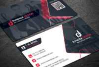 Free Corporate Business Card Photoshop Template in Free Bussiness Card Template