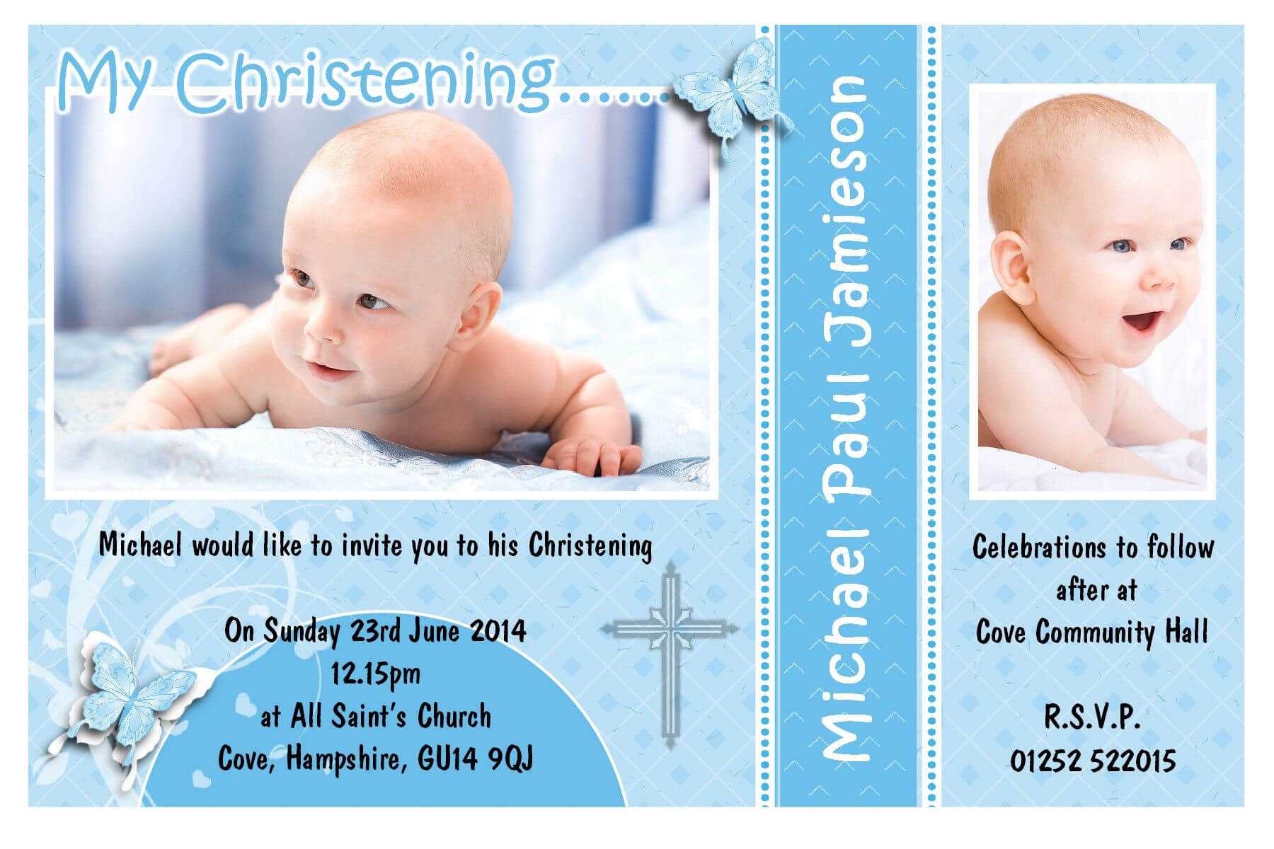 Free Download Baptism Invitation Template | Baptism Inside Free Christening Invitation Cards Templates