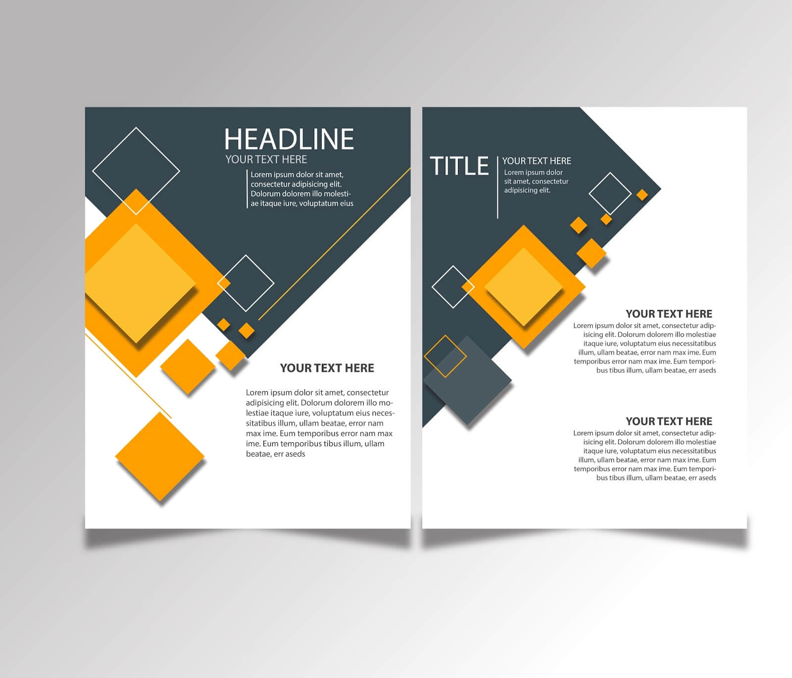 Free Download Brochure Design Templates Ai Files - Ideosprocess In Brochure Template Illustrator Free Download