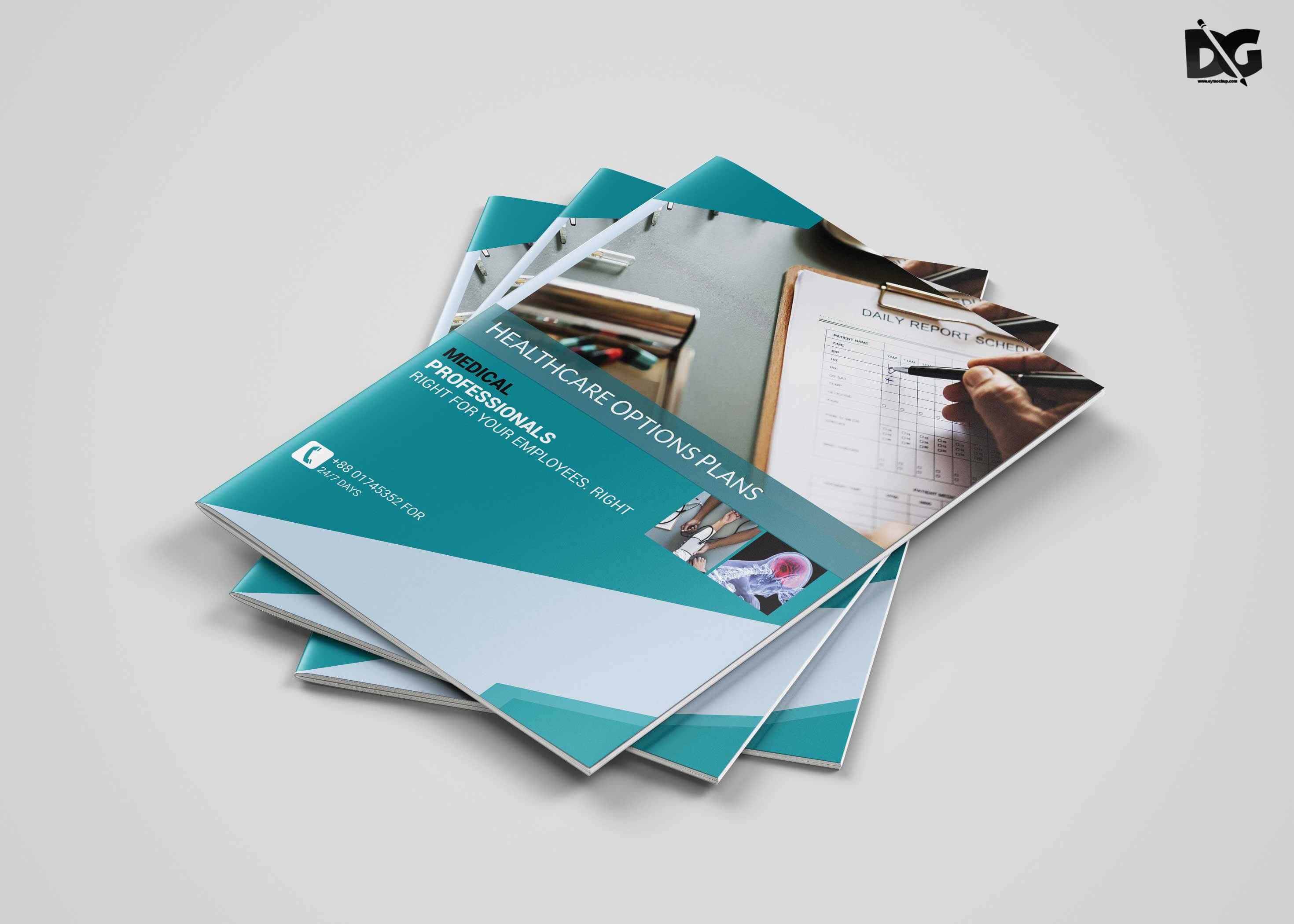 Free Download Health Care A4 Brochure Template | Free Psd Mockup Intended For Healthcare Brochure Templates Free Download
