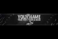 Free, Epic Youtube Banner / Channel Art Template - [Gimp And Photoshop] +  Download [Hacked Style] inside Gimp Youtube Banner Template