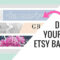 Free Etsy Banner Maker And Easy Tutorial Using Canva throughout Free Etsy Banner Template
