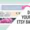 Free Etsy Banner Maker And Easy Tutorial Using Canva throughout Free Etsy Banner Template