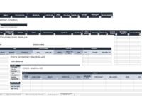 Free Excel Inventory Templates: Create &amp; Manage | Smartsheet for Stock Report Template Excel