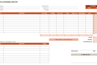 Free Expense Report Templates Smartsheet throughout Expense Report Template Xls