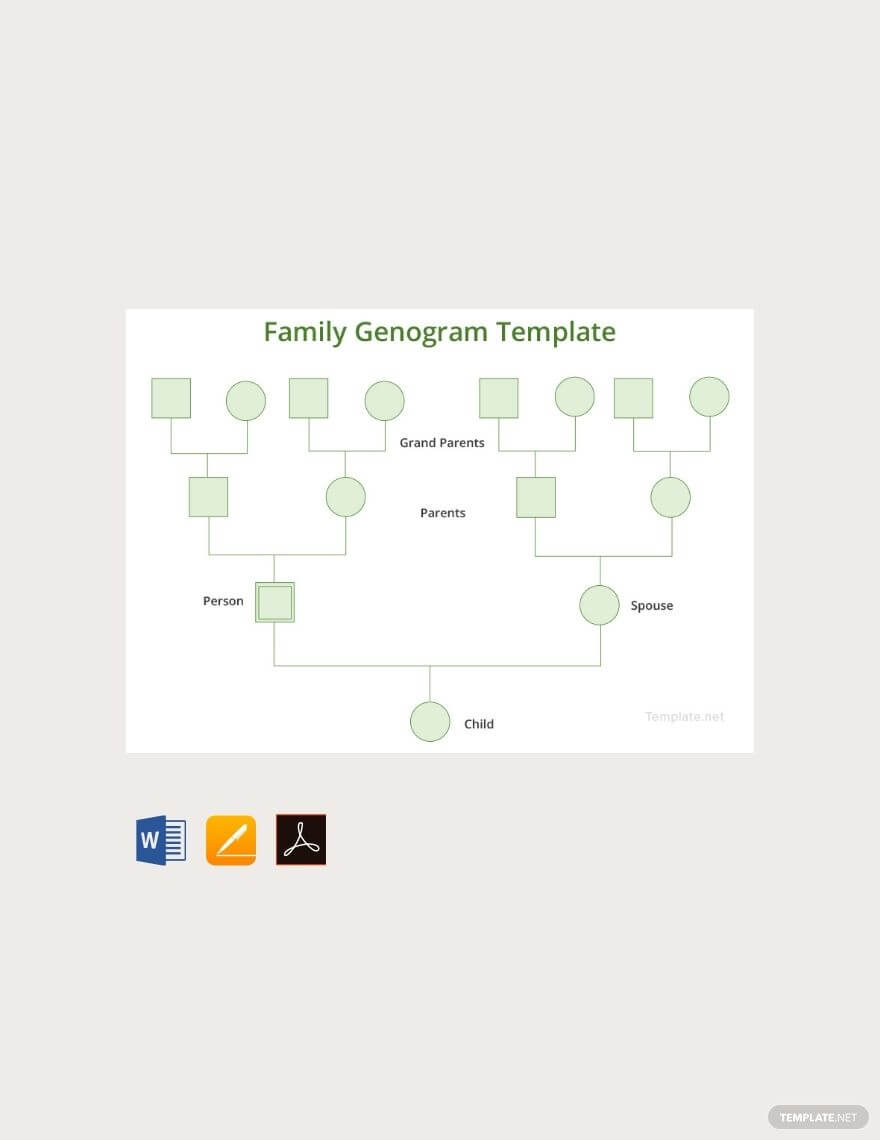 Free Family Genogram | Genesis Family | Genogram Template Intended For Family Genogram Template Word