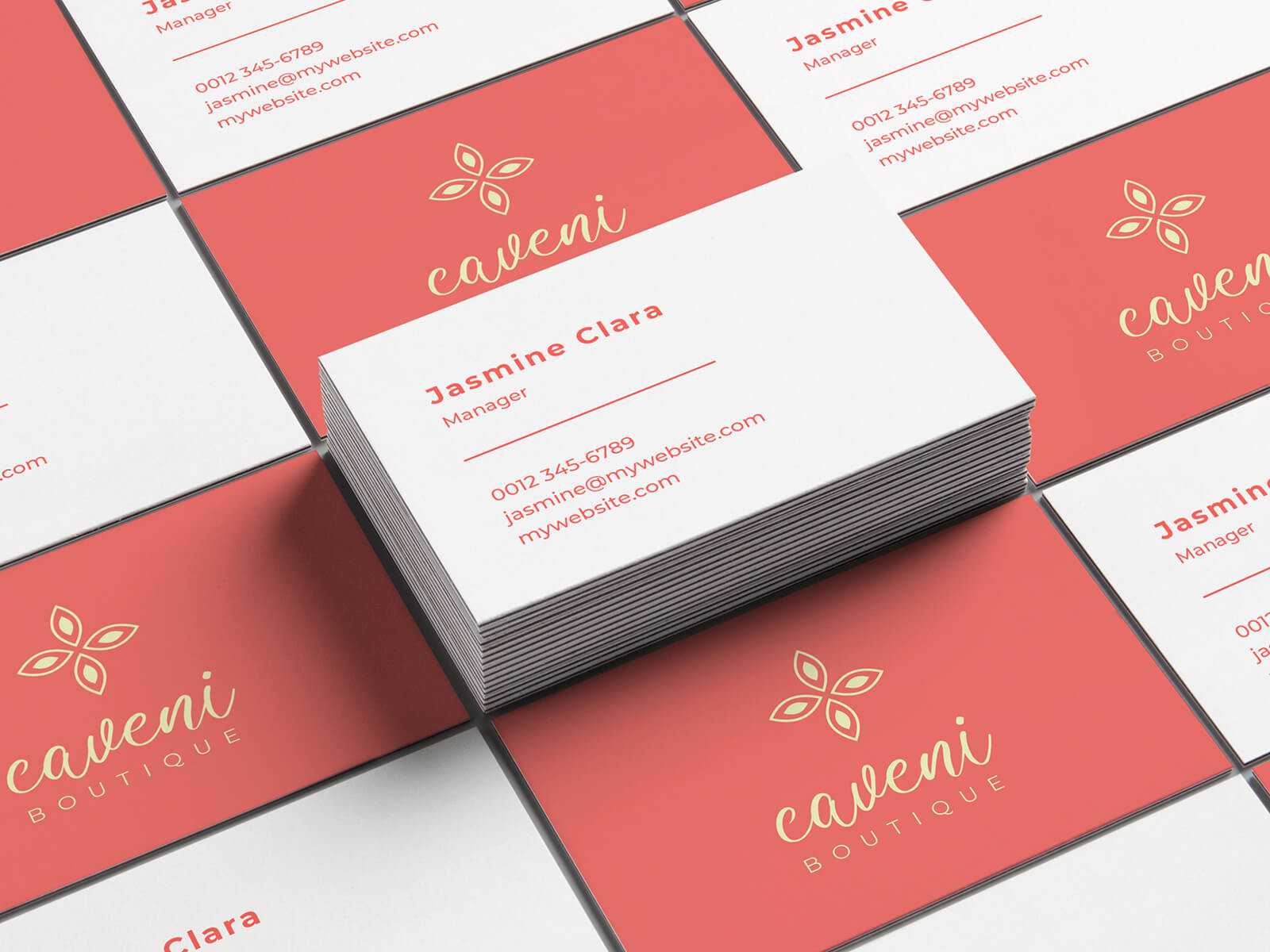 Free Feminine Business Card Template – Krafti Lab With Regard To Free Personal Business Card Templates