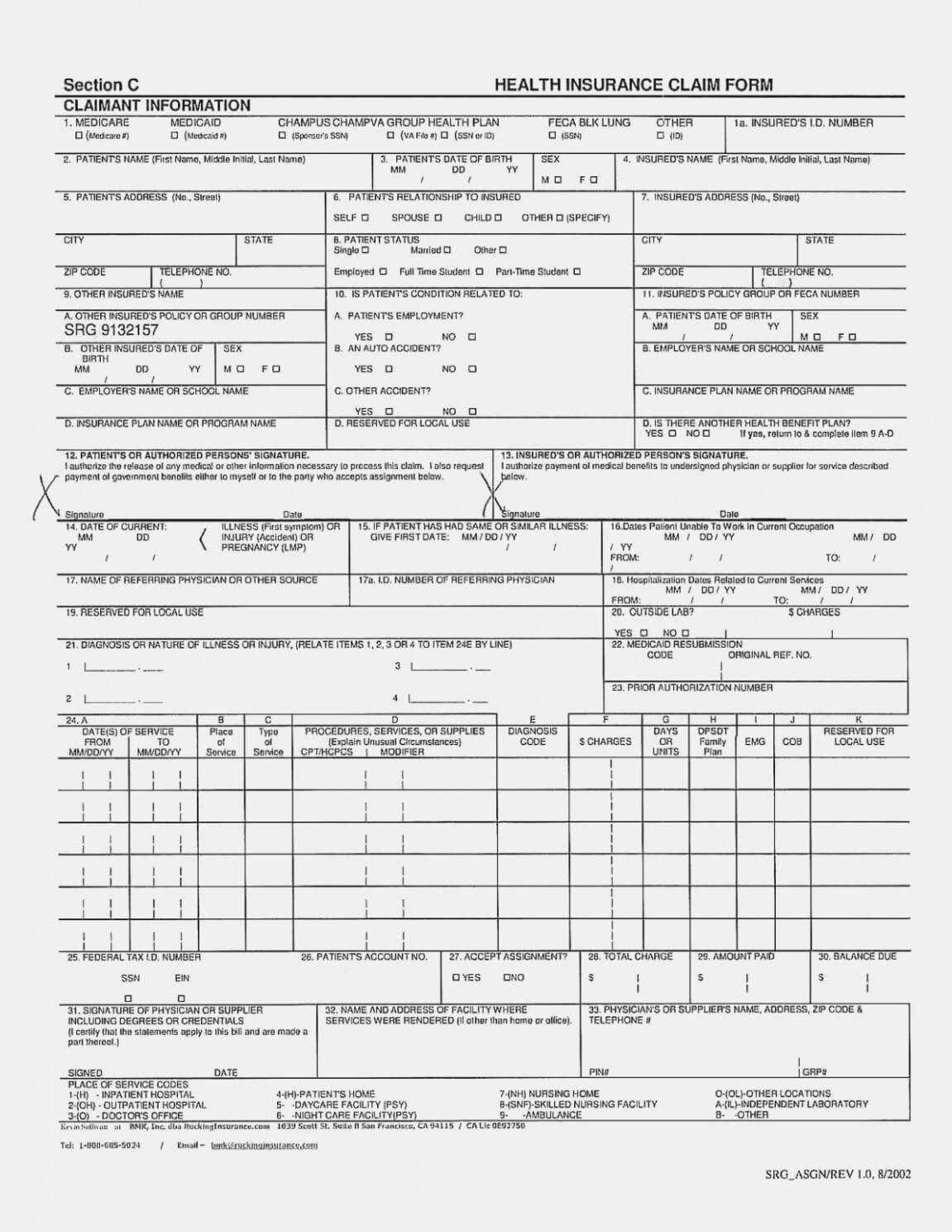 Free Fillable Acord Forms – Climatejourney For Chiropractic Travel Card Template