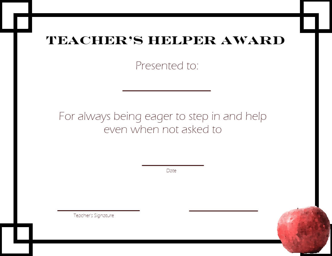 Free Formatted Student Certificate Awards Printable Paper Regarding Free Student Certificate Templates