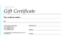 Free Gift Certificate Templates You Can Customize regarding Company Gift Certificate Template