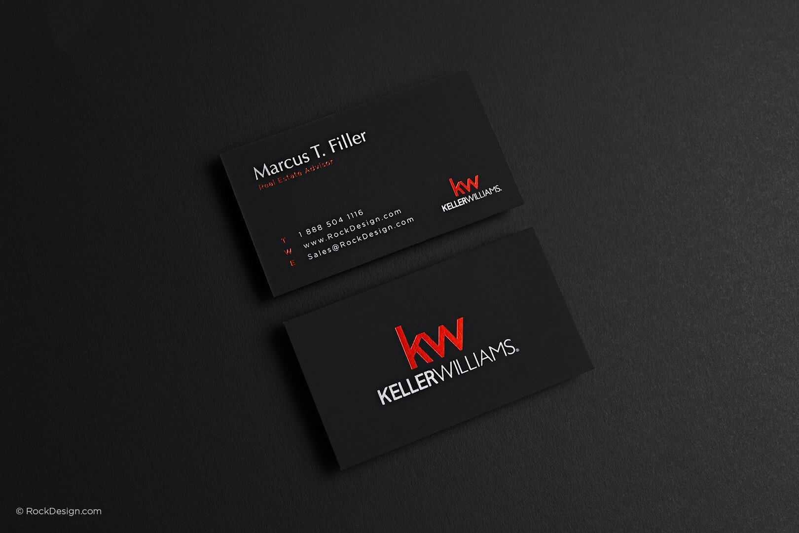 Free Keller Williams Business Card Template With Print With Keller Williams Business Card Templates