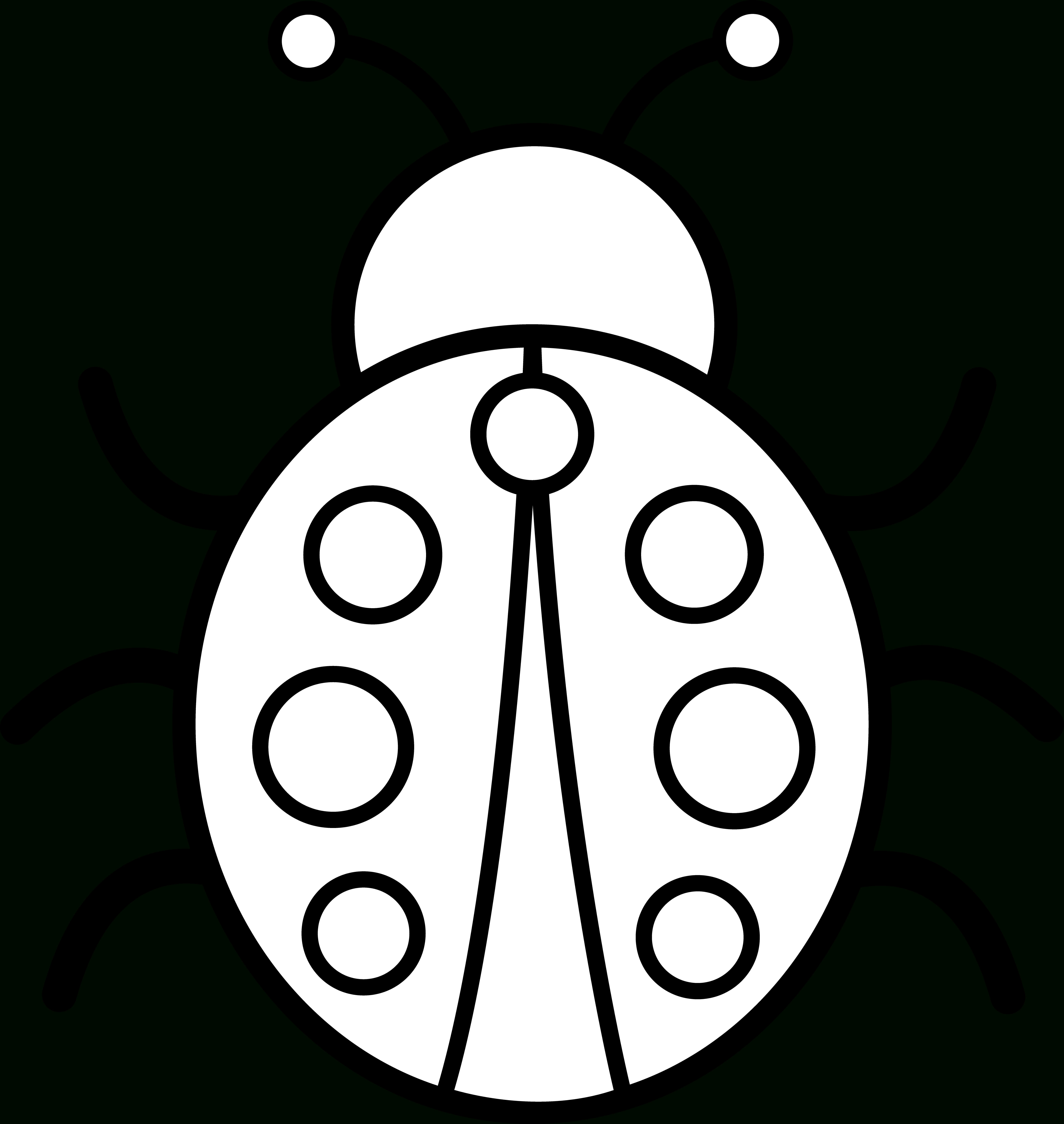Free Ladybug Outline, Download Free Clip Art, Free Clip Art Throughout Blank Ladybug Template