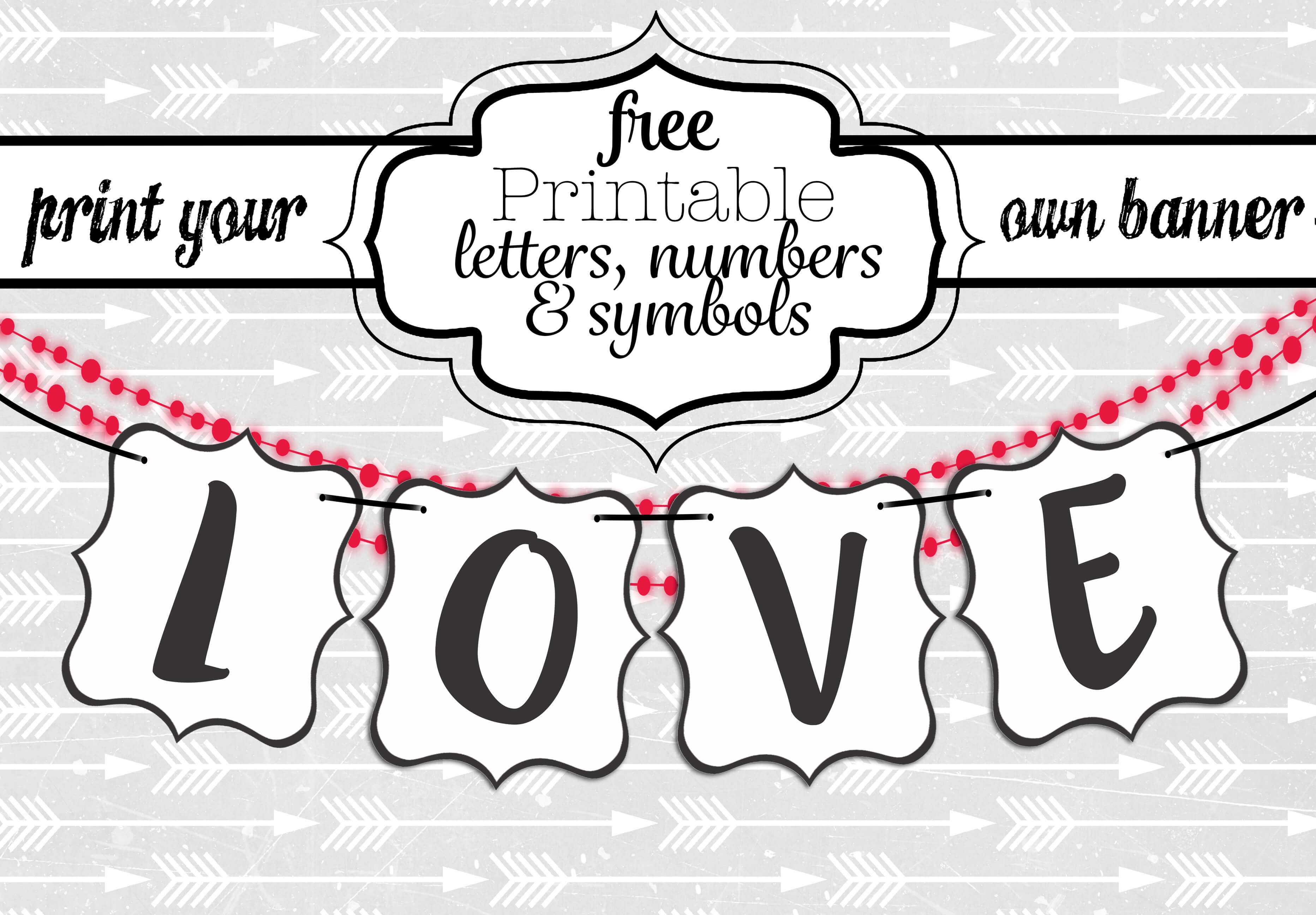 Free Large Printable Letters For Banners | Theveliger Pertaining To Free Letter Templates For Banners