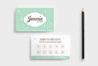 Free Loyalty Card Templates - Psd, Ai &amp; Vector - Brandpacks for Loyalty Card Design Template