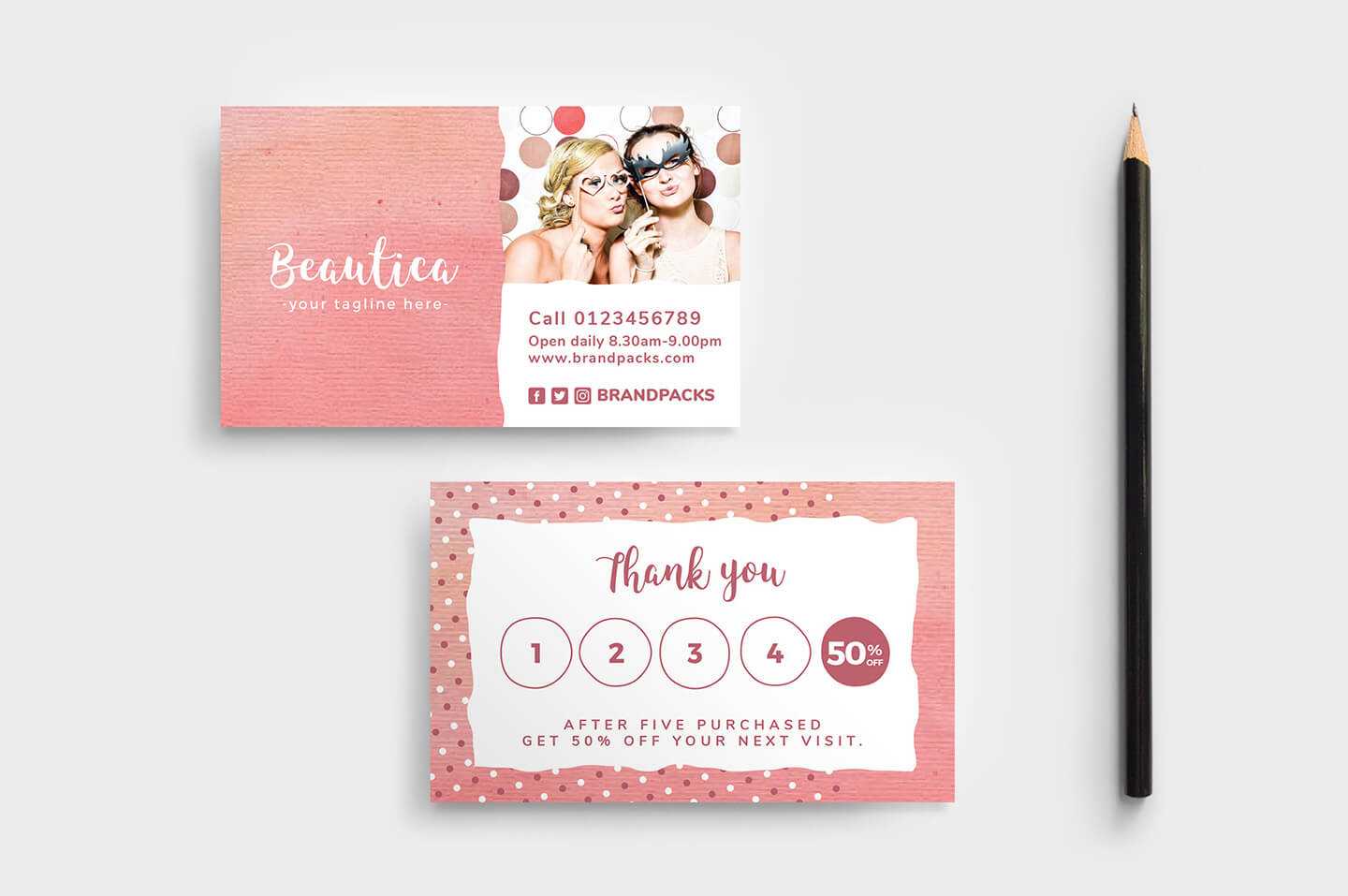 Free Loyalty Card Templates – Psd, Ai & Vector – Brandpacks Pertaining To Customer Loyalty Card Template Free