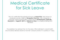 Free Medical Certificate For Sick Leave | Medical, Doctors in Free Fake Medical Certificate Template