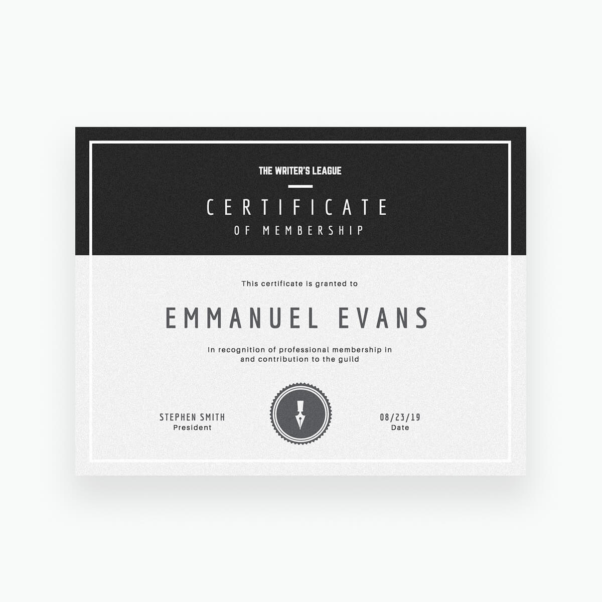 Free Online Certificate Maker: Create Custom Designs Online With Regard To Guinness World Record Certificate Template